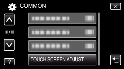 TOUCH SCREEN ADJUST